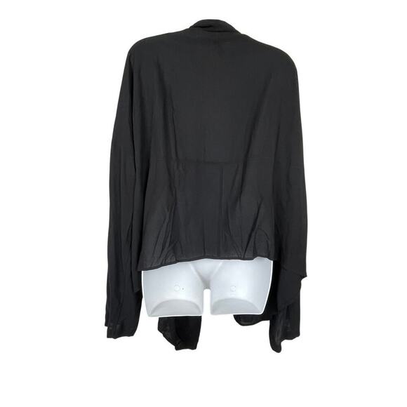 Ivan Grudahl Copenhagen Shrug Open Front Jersey Black Oversized Size 40 XL - Picture 3 of 4